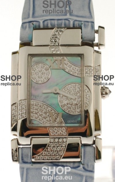 Patek Philippe Twenty Four Swiss Replica Watch in Pearl Dial