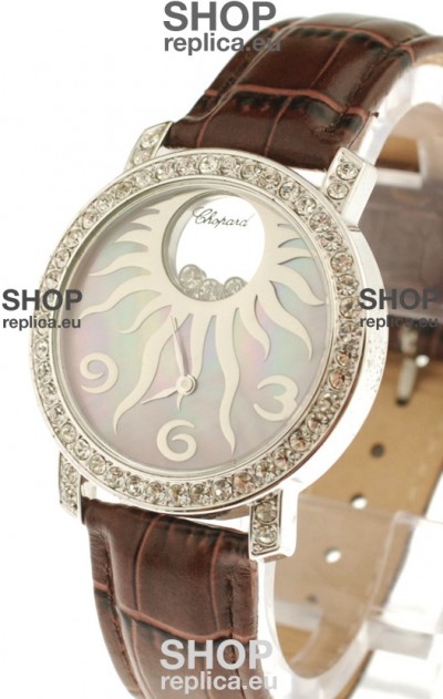 Chopard Happy Diamond Swiss Watch in Pearl Dial