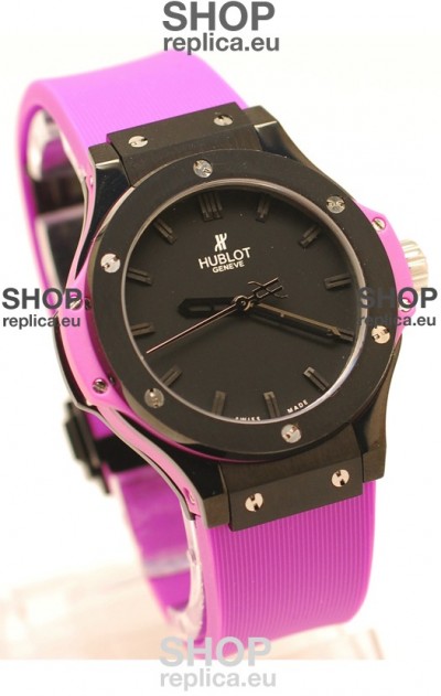 Hublot Big Bang Fusion Purple Swiss 40MM Quartz Watch