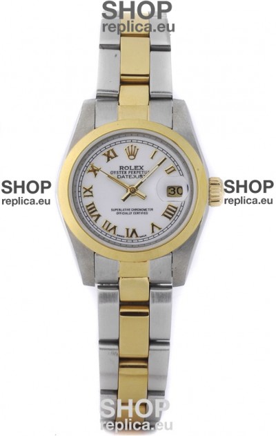 Rolex DateJust - Two Tone Lady Swiss Replica Watch