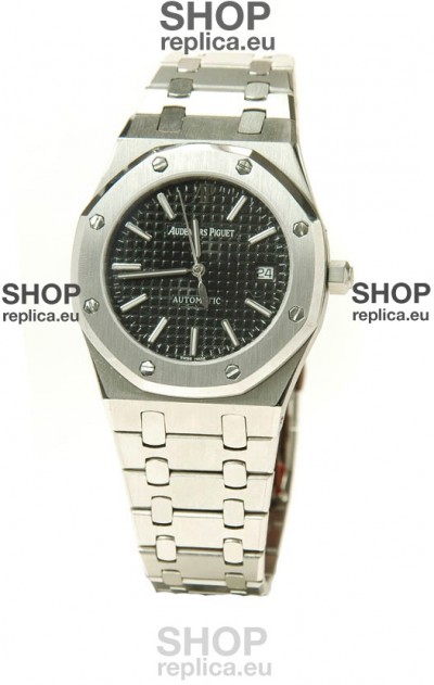 Audemars Piguet Royal Oak Swiss Replica Automatic Watch in Black Dial