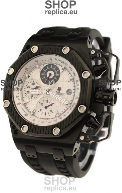 Audemars Piguet Royal Oak Offshore Survivor Swiss Chronograph Watch in White