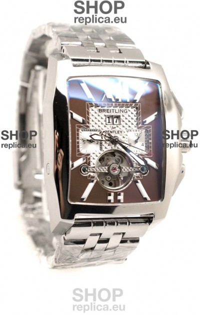 Breitling For Bentley Flying B Japanese Chronograph Watch in Brown Dial