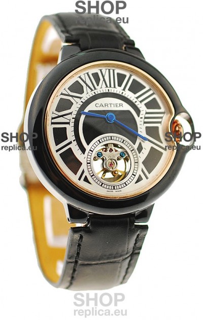 Ballon Bleu De Cartier flying Tourbillon Japanese Replica Watch 