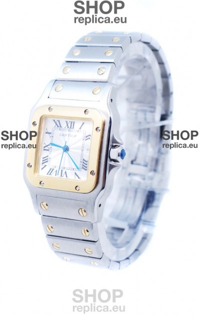 Cartier Santos 100 Two Tone Replica Watch