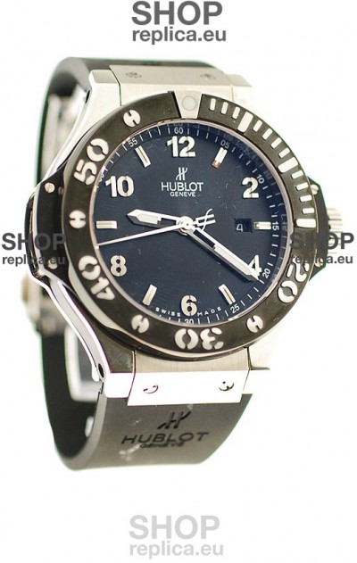 Hublot Big Bang King Swiss Replica Watch in Black PVD Bezel