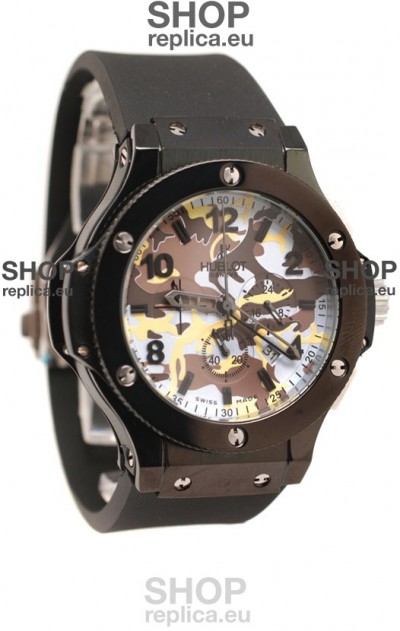 Hublot Big Bang Commando White Camouflage Japanese Watch
