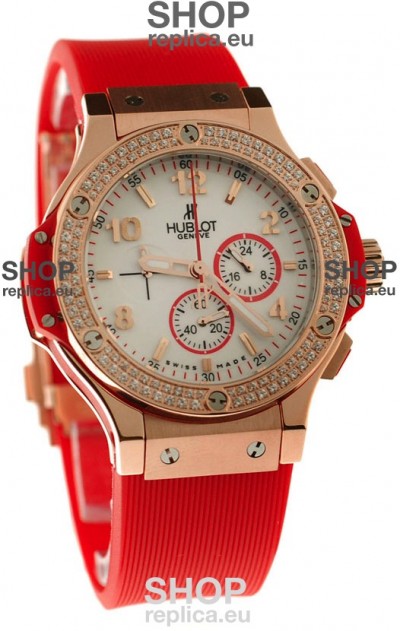 Hublot Big Bang Red Carat Swiss Replica Watch