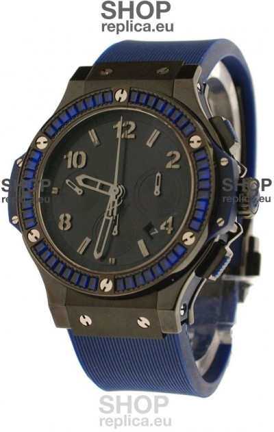 Hublot Big Bang Dark Blue Tutti Fruitti Swiss Replica Watch