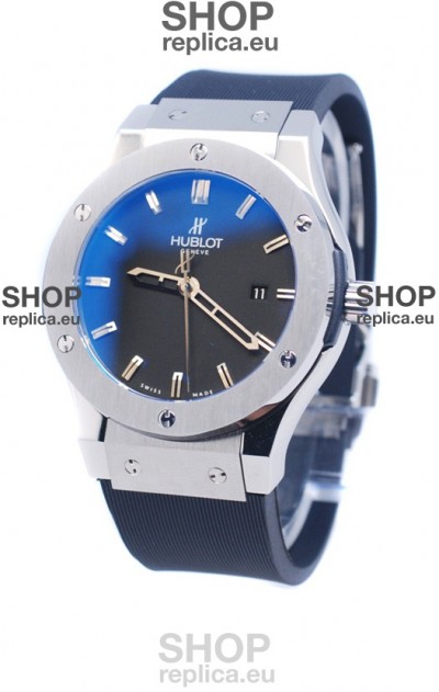 Hublot Classic Fusion Silver Watch in Steel Case