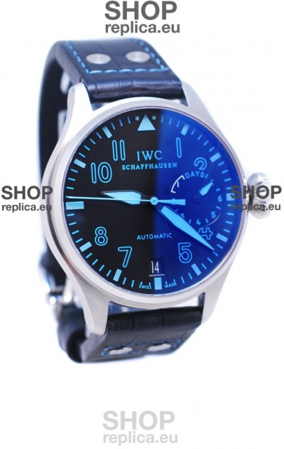 IWC Big Pilot Swiss Watch in Blue Dial
