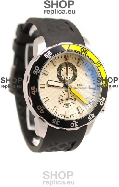 IWC Aquatimer Japanese Replica Watch in White Dial