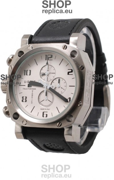 U-Boat Thousand of Feet Japanese Replica Watch in White Dial