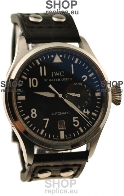 IWC Big Pilot Swiss Replica Watch in Black