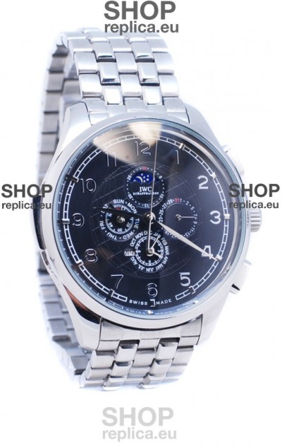 IWC Portuguese Grande Complication Japanese Watch in Black Dial