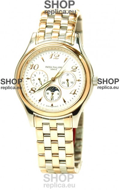 Patek Philippe Grand Complications Japanese Replica Gold Watch in Arabic Hour Markers
