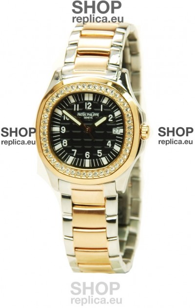 Patek Philippe Aquanaut Two Tone Ladies Gold Watch