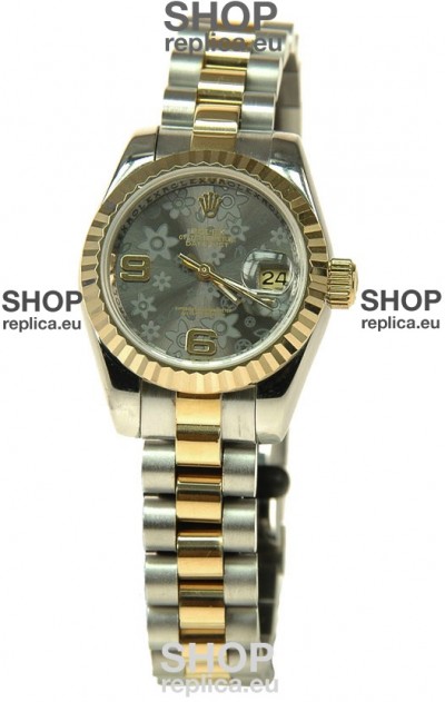 Rolex Floral Motif Datejust Ladies Replica Watch