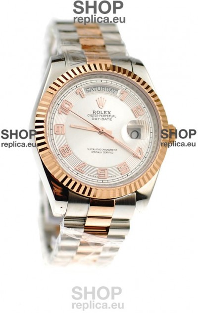 Rolex Day Date Two Tone Japanese Replica Watch