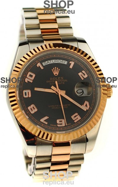Rolex Day Date Two Tone Japanese Replica Watch 