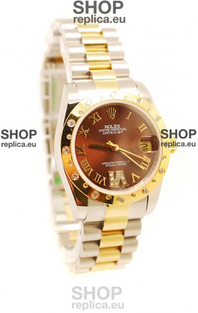 Rolex DateJust Mid-Sized Swiss Replica Watch