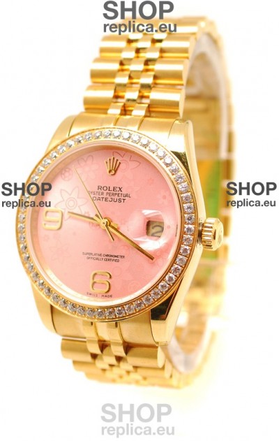 Rolex Datejust Floral Motif 2011 Edition Japanese Replica Watch