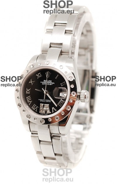Rolex Datejust Silver Ladies Replica Watch