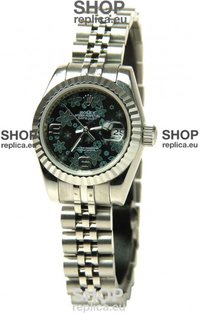 Rolex Floral Motif Datejust Ladies Replica Watch