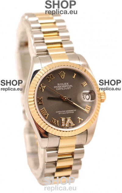 Rolex Oyster Perpetual Datejust Diamonds VI Swiss Replica Watch -36MM