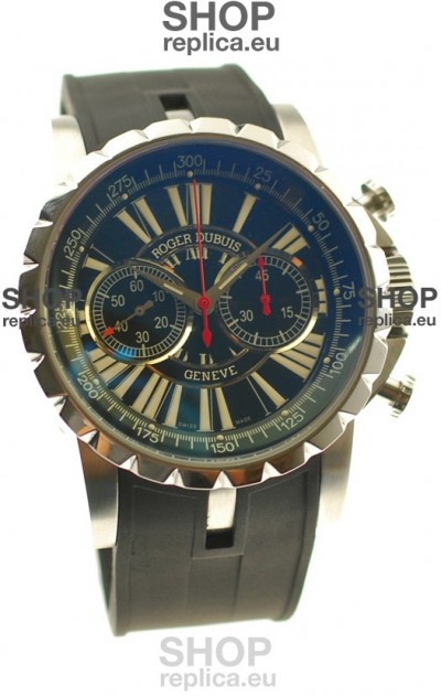 Roger Dubuis Excalibur Swiss Replica Watch with 3M Changing Color Crystal