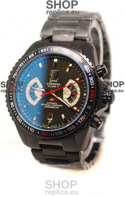 Tag Heuer Grand Carrera RS2 Japanese Replica PVD Watch
