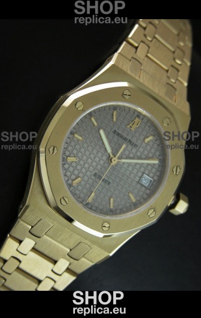 Audemars Piguet Royal Oak Swiss Watch Gold Plating - MIRROR REPLICA