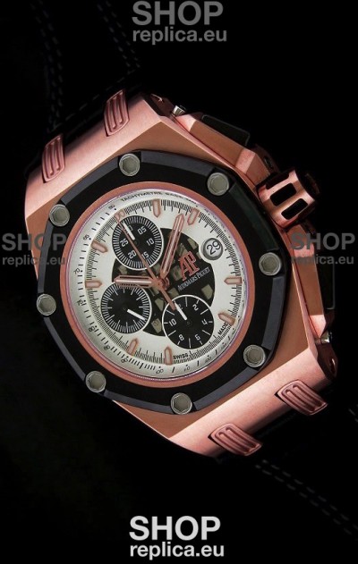 Audemars Piguet Royal Oak Offshore Rubens Barrichello Swiss Watch - Secs hand 9 O clock
