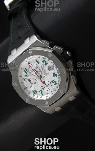 Audemars Piguet Royal Oak Offshore Pride of Mexico Swiss Watch - Secs hands at 12 O'Clock