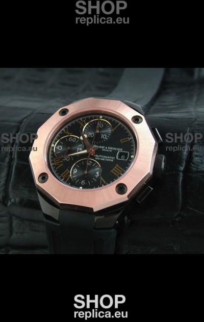 Baume & Mercier Riveria Swiss Watch in Black Dial