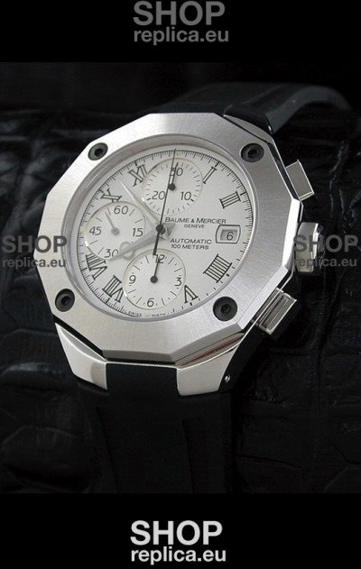 Baume & Mercier Riveria Swiss Watch in White Dial
