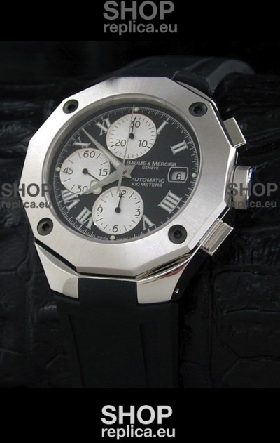 Baume & Mercier Riveria Swiss Watch in Black Dial