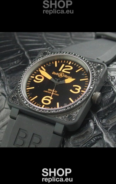 Bell and Ross BR01 92 Limited Edition Swiss Watch in Black Dial