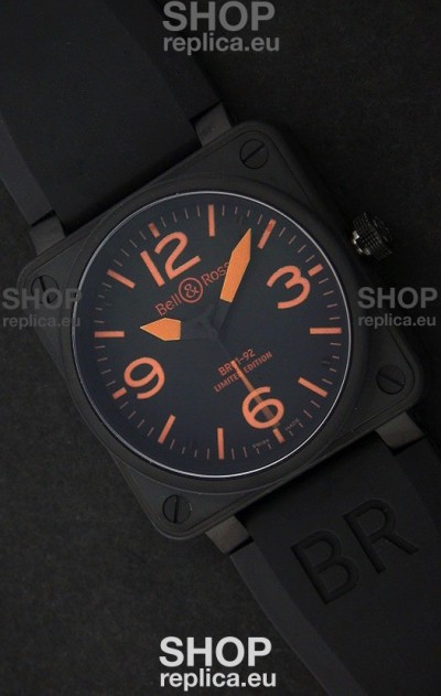 Bell and Ross BR 01-92 Swiss Watch in PVD Casing