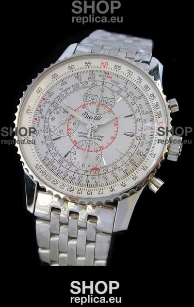 Breitling Navitimer World Swiss Replica Watch in White Dial