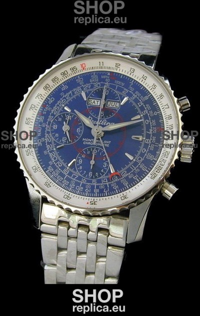 Breitling Navitimer World Swiss Replica Watch in Blue Dial