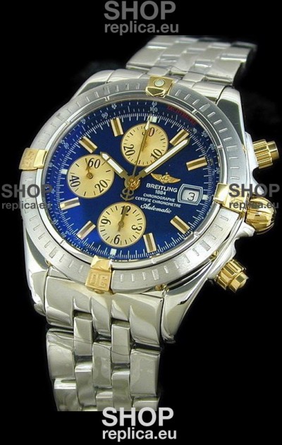 Breitling Windrider Swiss Replica Watch in Blue Dial