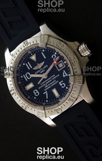 Breitling Avenger Seawolf Swiss Replica Watch in Dark Blue Dial