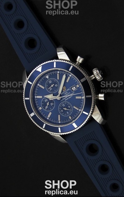 Breitling Superocean Swiss Replica Watch in Blue Dial