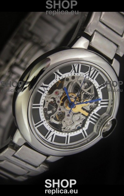 Cartier Ballon de Japanese Replica Watch in Black layerd Dial