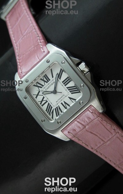 Cartier Santos in Swiss Replica Watch White Dial