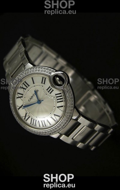 Ballon De Bleu Cartier Steel Casing Swiss Watch