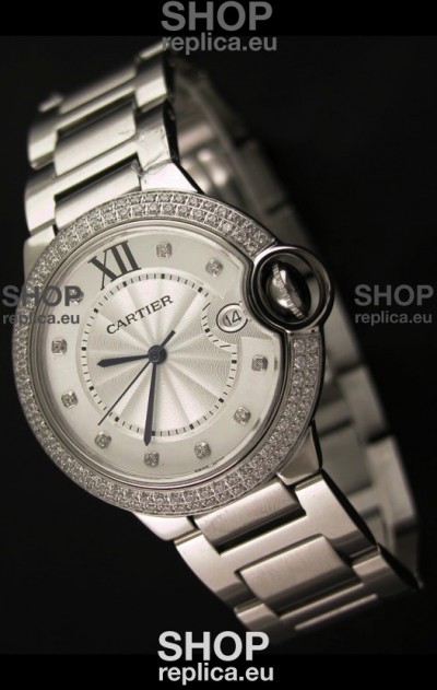 Balon Bleu de Cartier Mens Japanese Watch in Steel