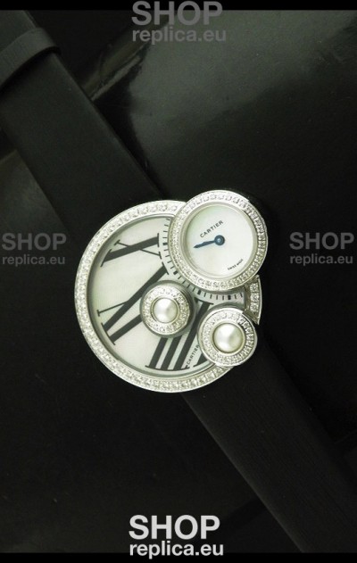 Cartier Jewellery Pearl Diamond Watch