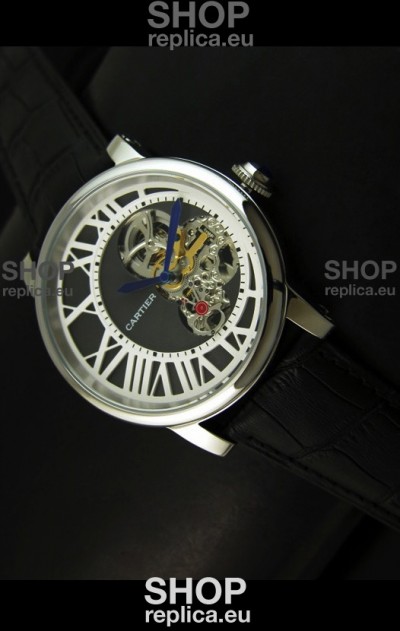 Rotonde De Cartier Cadran Love Japanese Replica Watch - Stainless Steel Case